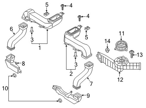 2020 Lincoln MKZ Electric Cooling Fan Diagram