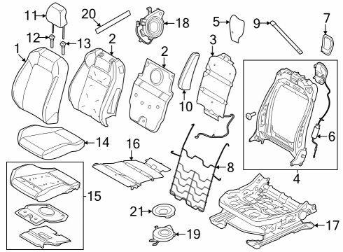 2024 Ford Mustang LOOP ASY Diagram for PR3Z-63610C07-DA