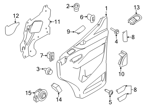 2021 Ford Transit Front Door Diagram 2