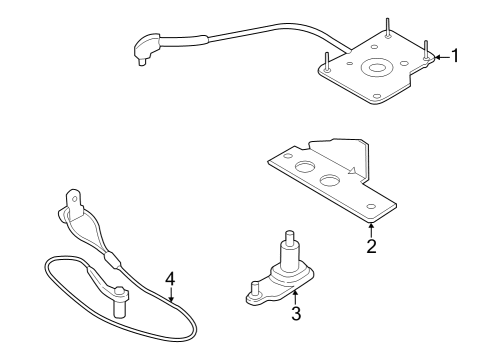 2022 Ford E-Transit Spare Tire Carrier Diagram 4