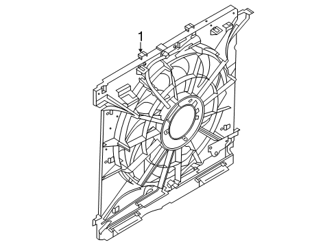 2023 Lincoln Aviator Cooling System, Radiator, Water Pump, Cooling Fan Diagram 2