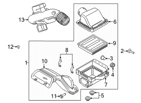 2023 Ford F-150 Air Intake Diagram 2