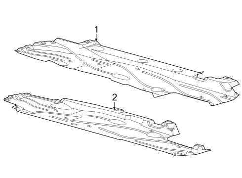 2023 Ford Bronco Sport DEFLECTOR Diagram for LX6Z-9911782-S