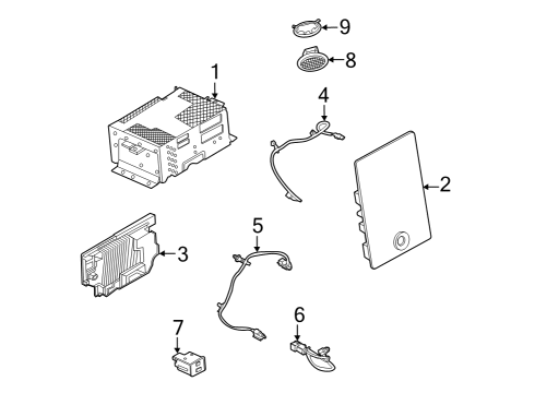 2023 Ford F-150 Lightning Sound System Diagram 3