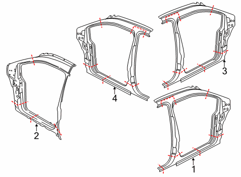 2022 Ford Transit Connect Aperture Panel Diagram 1