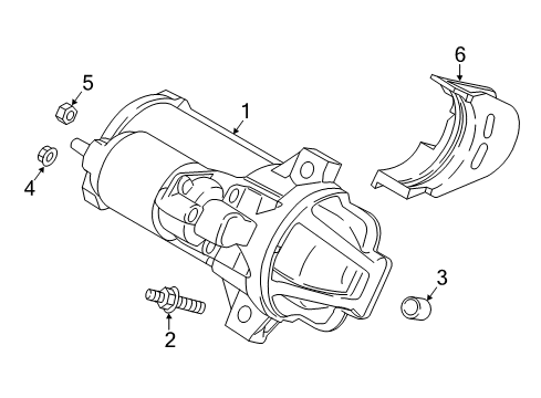 2017 Ford Focus PLUG Diagram for LX6Z-7N171-A