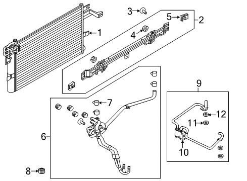 2019 Ford Police Interceptor Utility Trans Oil Cooler Diagram 2