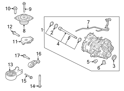 2022 Ford Mustang Mach-E PLUG - DRAIN Diagram for LX6Z-7A010-A