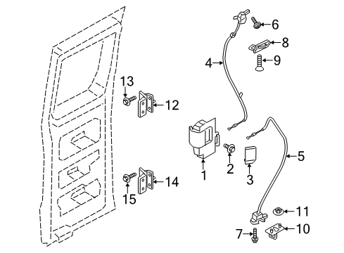 2021 Ford Transit Side Door Diagram 2