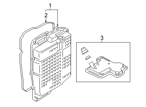 2022 Lincoln Nautilus Transaxle Parts Diagram 2