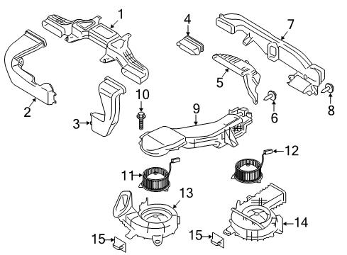 2020 Ford Fusion Electric Cooling Fan Diagram 1