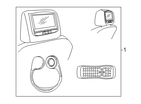 2023 Ford F-150 SCREEN ASY Diagram for VM1PZ-10E947-A