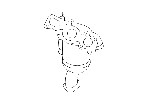 2020 Lincoln MKZ Exhaust Manifold Diagram 1