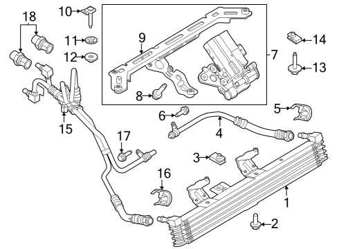 2024 Ford Mustang Adapter Diagram for MR3Z-6K741-A