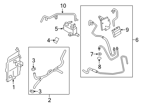 2020 Lincoln Continental Oil Cooler Diagram 1