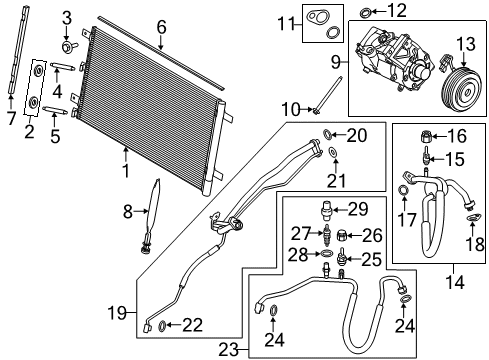 2022 Ford F-150 A/C Compressor Diagram 5