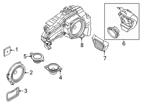 2021 Ford Bronco Sound System Diagram 1