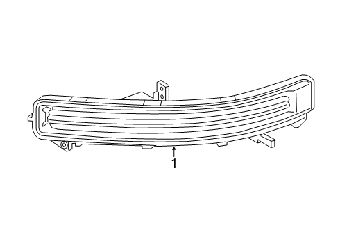 2022 Lincoln Nautilus Daytime Running Lamp Components Diagram