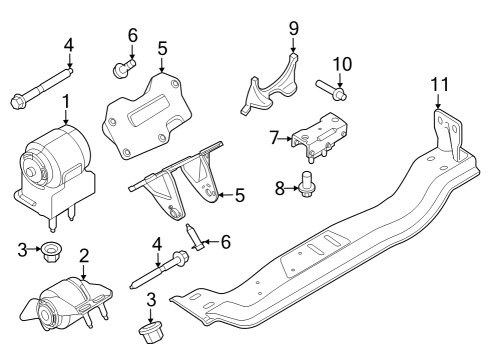 2023 Ford F-250 Super Duty AUTOMATIC TRANSMISSION ASY Diagram for PC3Z-7000-E