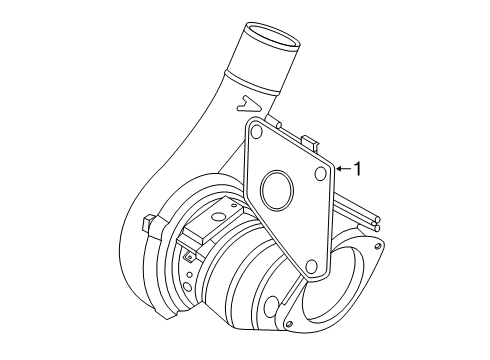 2022 Ford Police Interceptor Utility Exhaust Manifold Diagram 1