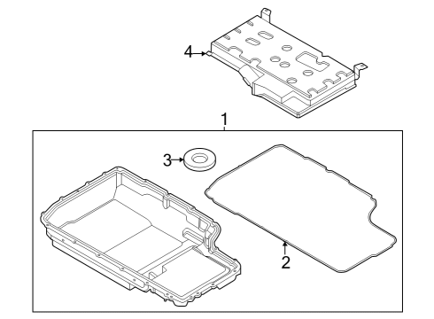 2024 Ford F-250 Super Duty Transmission Components Diagram 2