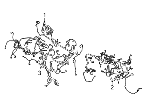 2020 Ford Escape WIRE ASY Diagram for LX6Z-12A581-C