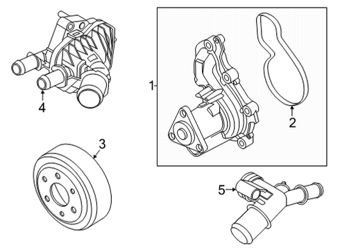 2021 Ford Bronco Sport Water Pump Diagram 1