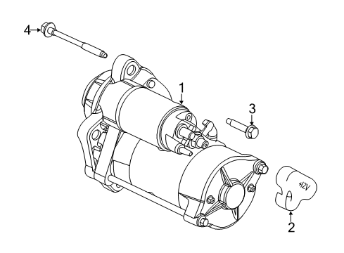 2022 Ford F-250 Super Duty Starter Diagram 2