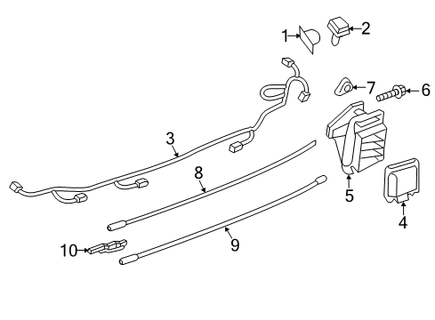 2021 Lincoln Navigator Parking Aid Diagram 7