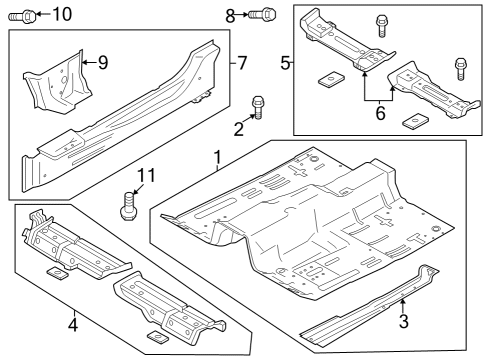 2024 Ford Mustang Floor Diagram 2