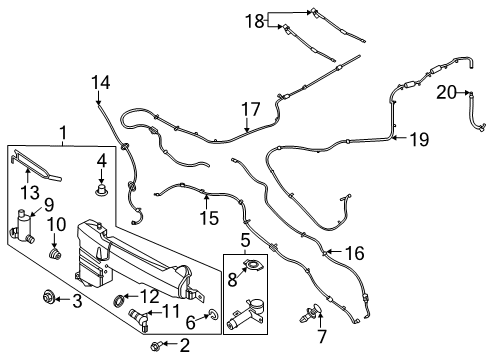 2021 Ford Explorer Wipers Diagram 2