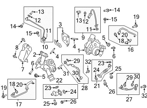 2020 Lincoln Continental Turbocharger Diagram 1