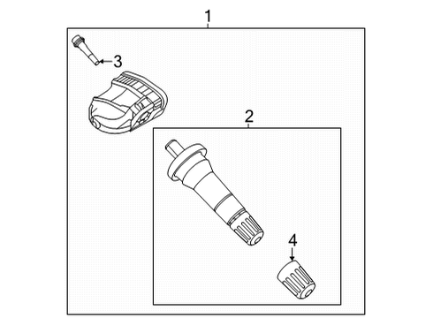 2022 Ford Bronco Sport Tire Pressure Monitoring Diagram