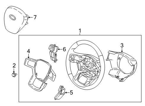 2018 Ford F-350 Super Duty COVER Diagram for NC3Z-3L518-A