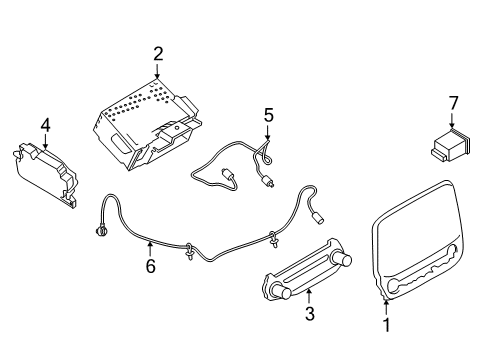 2021 Ford EcoSport Sound System Diagram 1