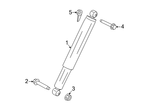 2020 Ford F-150 Shocks & Components - Rear Diagram 1