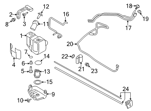 2020 Ford F-250 Super Duty Emission Components Diagram 3