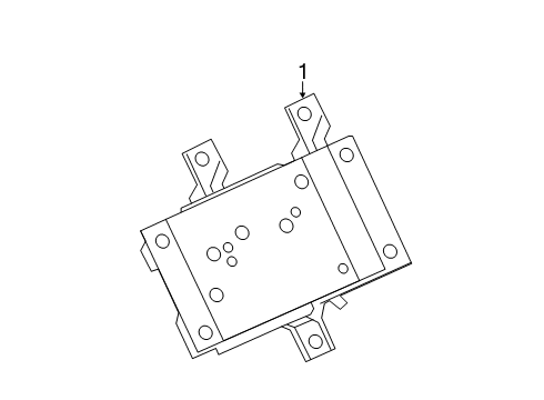 2023 Ford Explorer Communication System Components Diagram