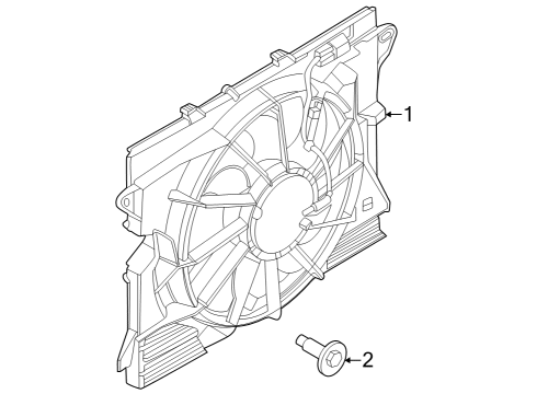 2024 Ford Mustang Cooling Fan Diagram 2