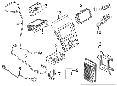 2019 Ford Police Interceptor Utility Sound System Diagram 3