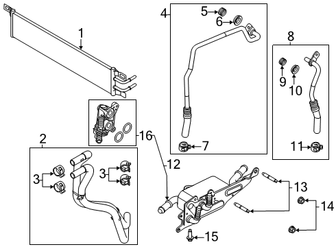 2020 Lincoln Corsair Oil Cooler Diagram 2