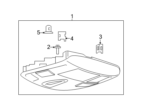 2020 Ford Edge Overhead Console Diagram