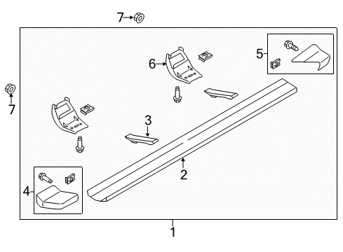 2020 Ford F-150 Running Board Diagram 14