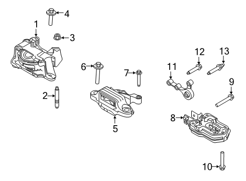 2020 Lincoln Corsair Automatic Transmission Diagram 1