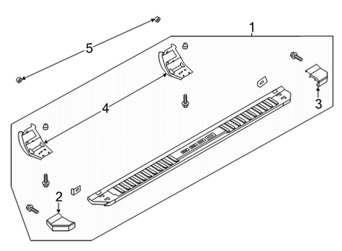 2023 Ford F-150 Running Board Diagram 16