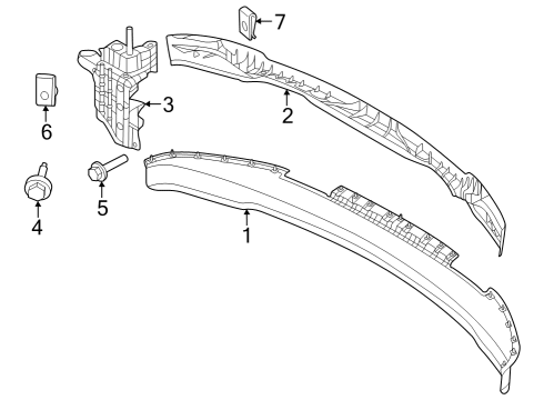 2023 Ford F-150 Bumper & Components - Front Diagram 6