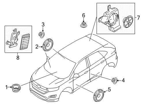 2020 Ford Edge Sound System Diagram 3