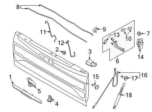 2017 Ford F-350 Super Duty CAMERA ASY Diagram for HC3Z-19G490-AB