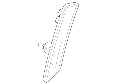 2024 Ford Mustang Side Marker Lamps Diagram 1