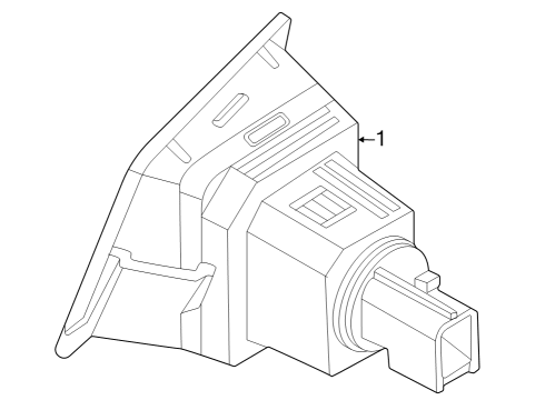 2023 Ford F-250 Super Duty License Lamps Diagram